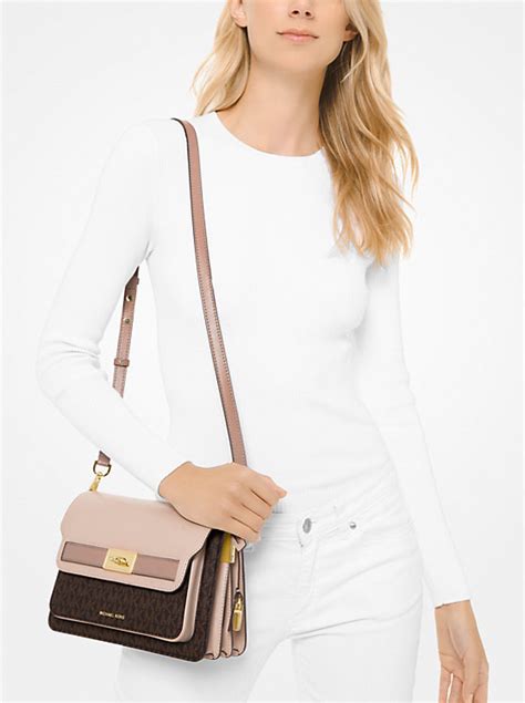 tatiana michael kors bag|Tatiana Large Leather Shoulder Bag .